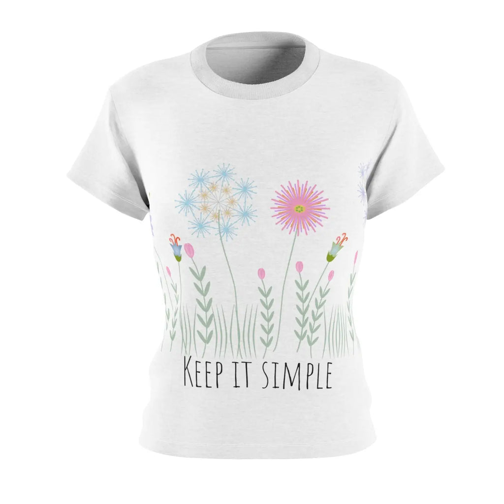 Women’s Aop Cut Sew Tee – Eco-friendly Top - Dipaliz