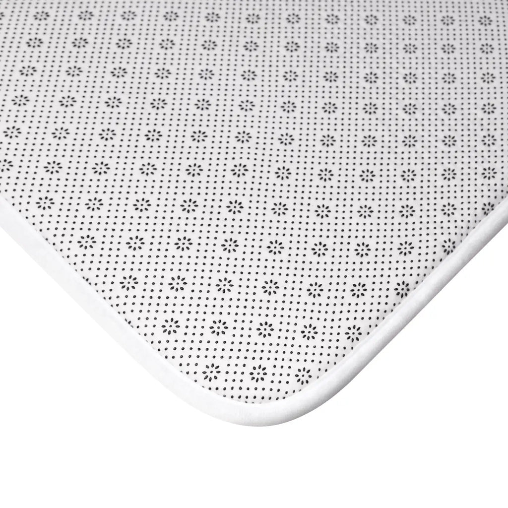 Floral Bath Mat – Soft Eco Friendly Microfiber - Dipaliz