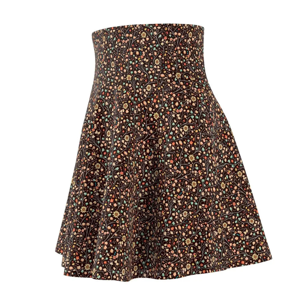 Floral Pattern Skater Skirt – Eco Friendly - Dipaliz