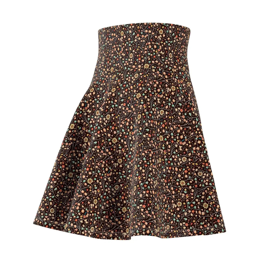 Floral Pattern Skater Skirt – Eco Friendly - Dipaliz