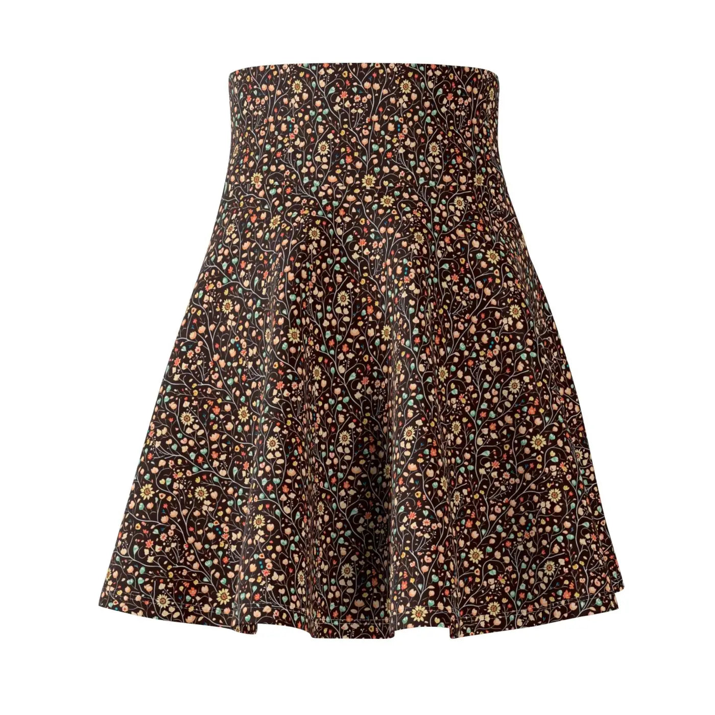 Floral Pattern Skater Skirt – Eco Friendly - Dipaliz