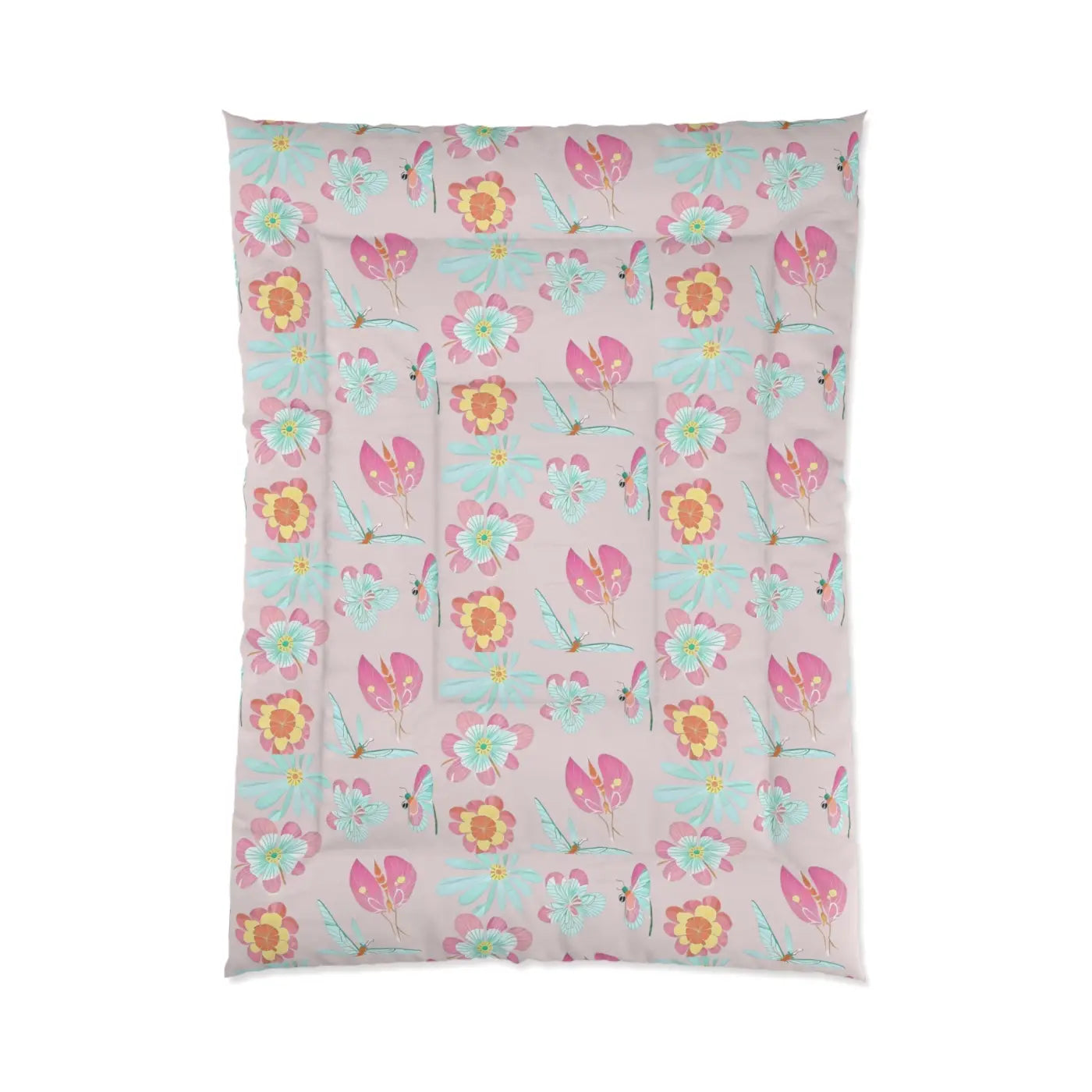 Floral Print Comforter – Eco-friendly Gift - Dipaliz