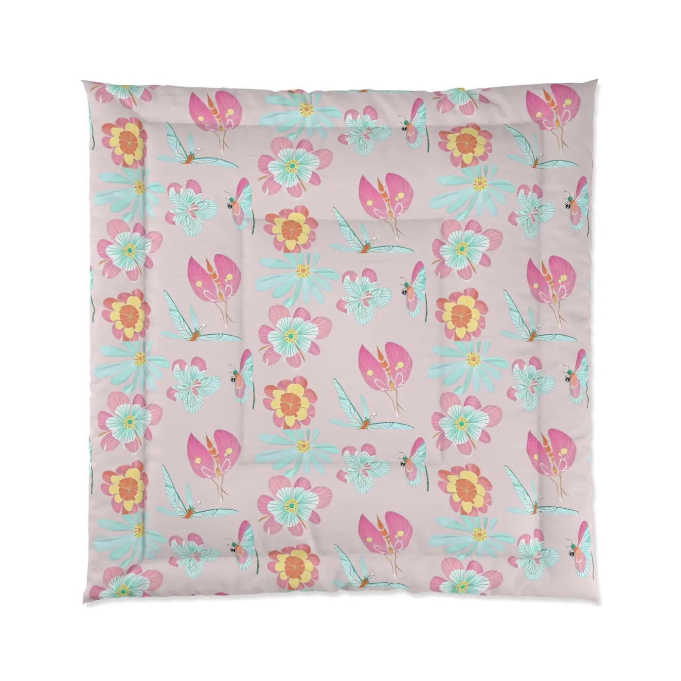 Floral Print Comforter – Eco-friendly Gift - Dipaliz