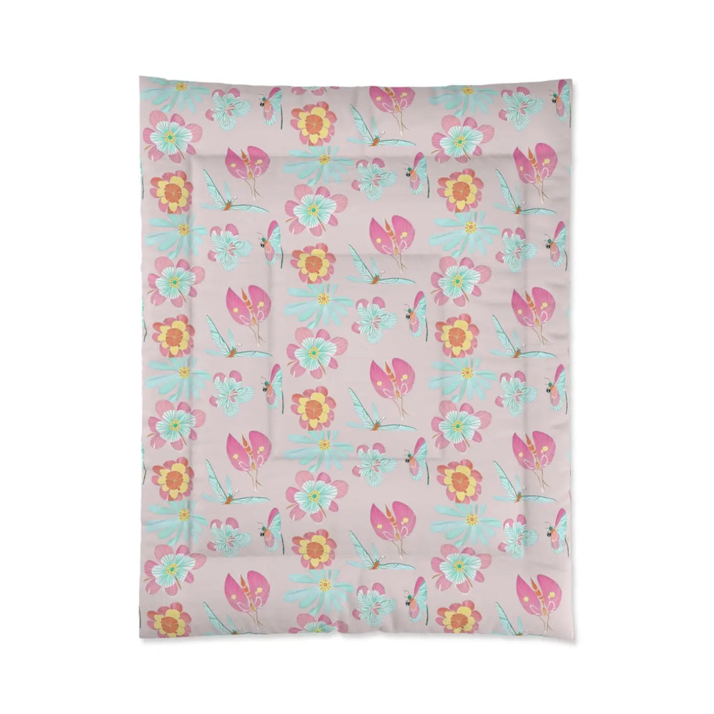 Floral Print Comforter – Eco-friendly Gift - Dipaliz
