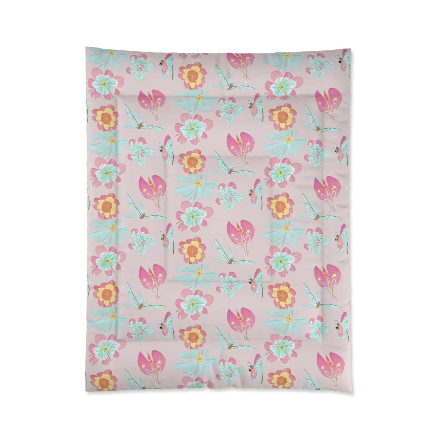 Floral Print Comforter – Eco-friendly Gift - Dipaliz