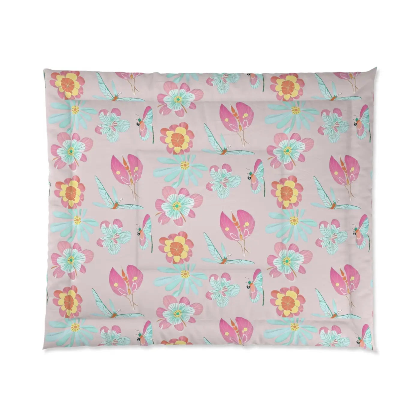 Floral Print Comforter – Eco-friendly Gift - Dipaliz