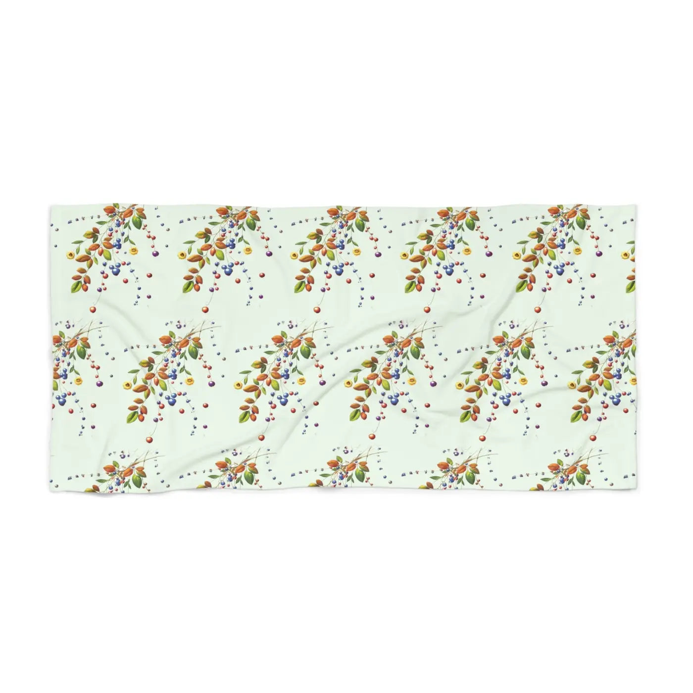 Flower Branches Beach Towel – Eco-friendly - Dipaliz