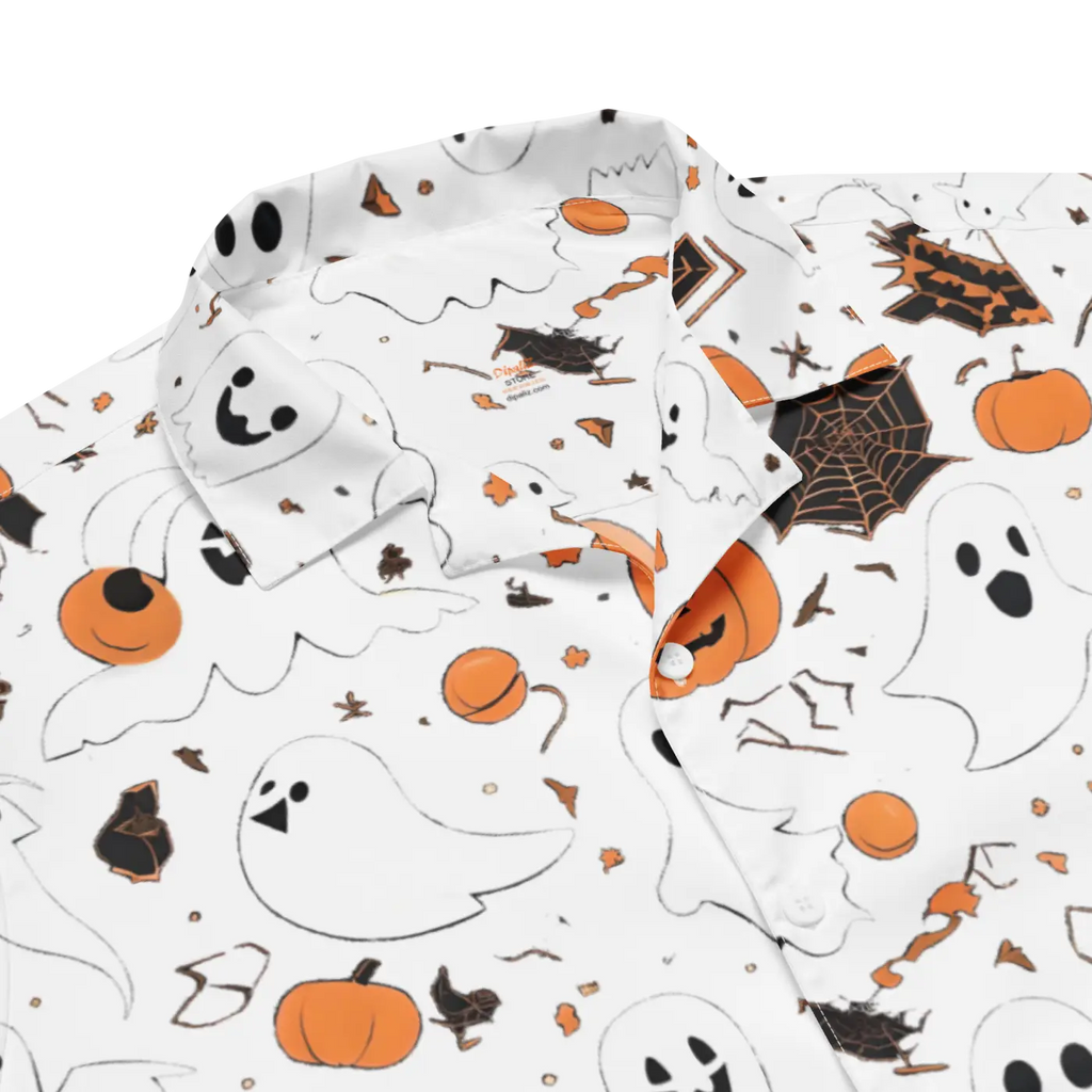Unisex Button Shirt – Eco Friendly Halloween - Dipaliz