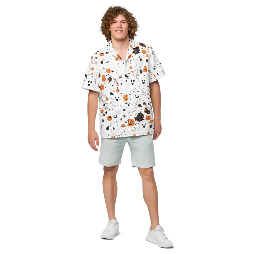 Unisex Button Shirt – Eco Friendly Halloween - Dipaliz