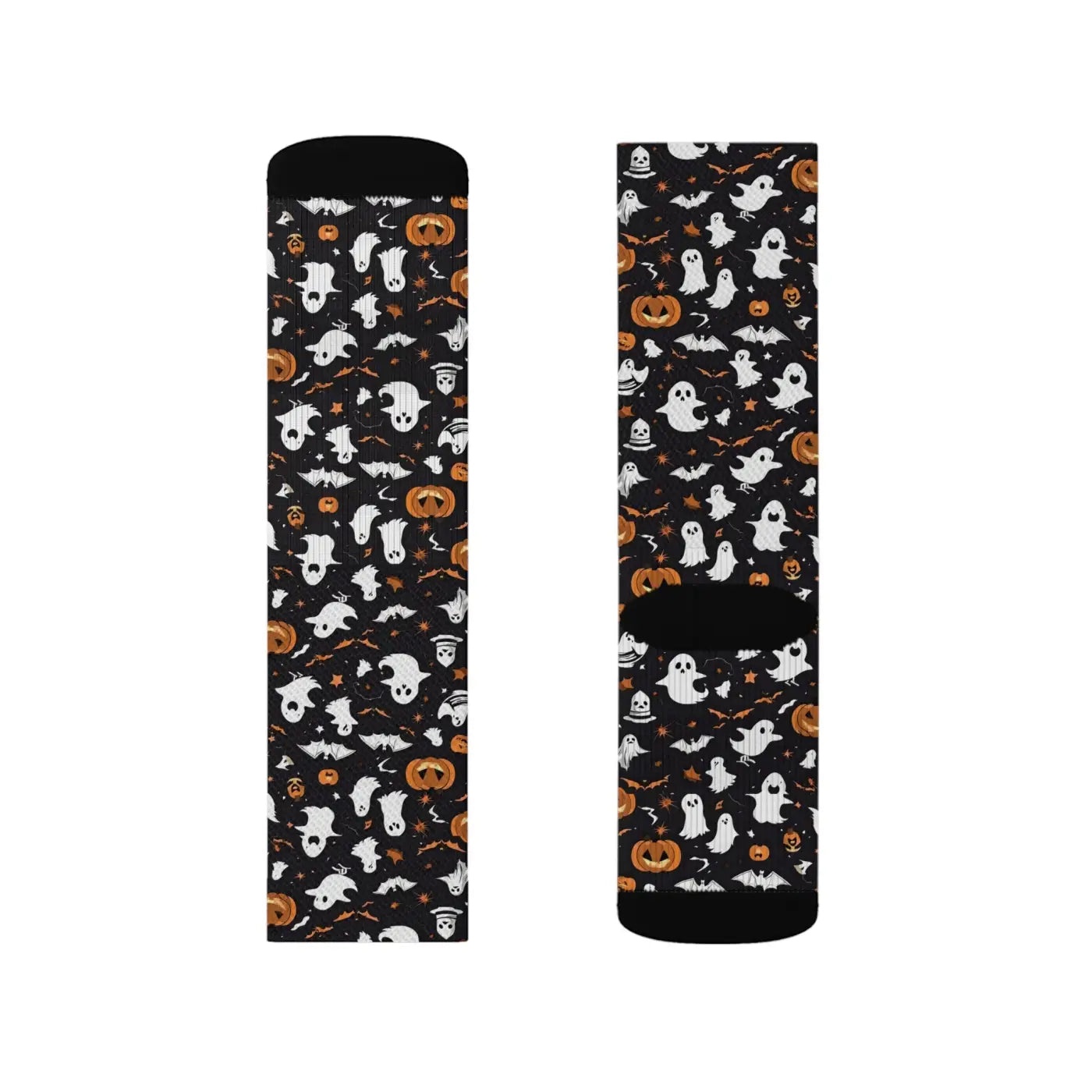 Ghosts Pumpkin Sublimation Socks – Eco-friendly - Dipaliz