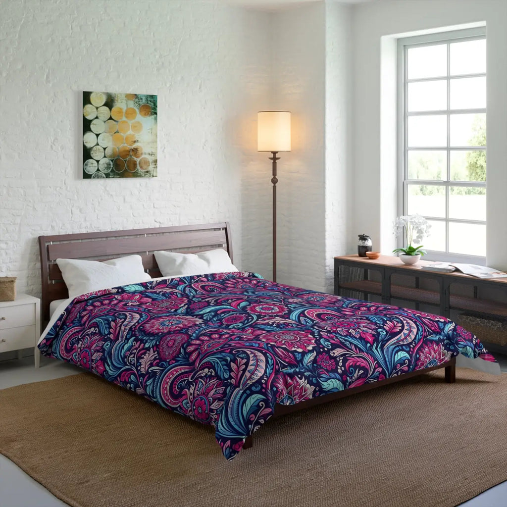 Indian Pattern Comforter – Eco-friendly Gift - Dipaliz
