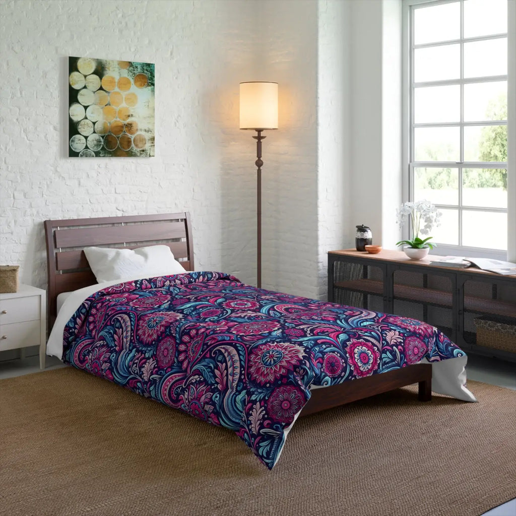 Indian Pattern Comforter – Eco-friendly Gift - Dipaliz