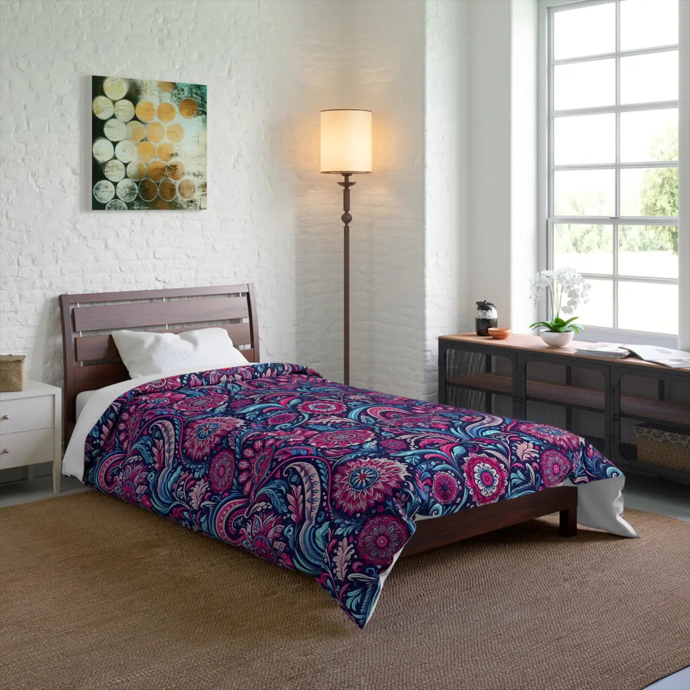 Indian Pattern Comforter – Eco-friendly Gift - Dipaliz