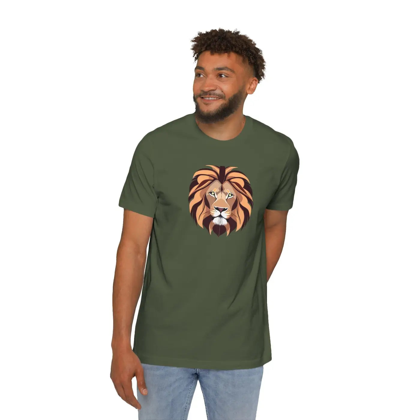 Deluxe Lion Tee – Soft Eco-friendly Cotton - Dipaliz