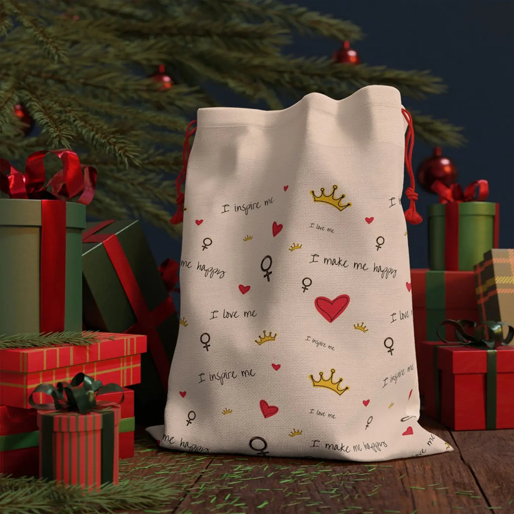 I Love me Linen Bag – Eco-friendly Gift - Dipaliz