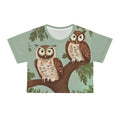 Aop Crop Tee Tree Branch Eco Friendly - Dipaliz