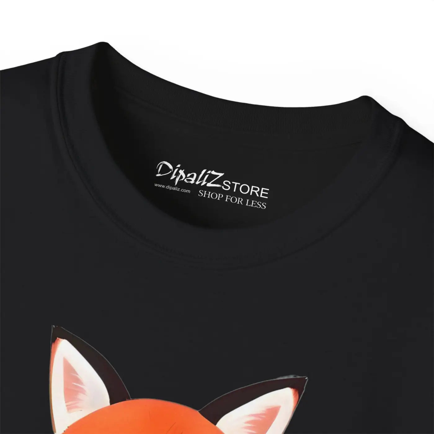 Red Fox Ultra Cotton Tee – Eco-friendly Top - Dipaliz