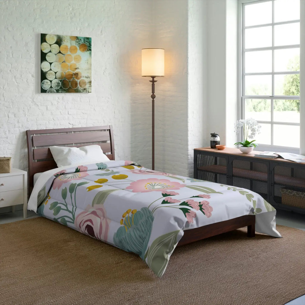 Spring Floral Quilt – Eco-friendly Cotton - Dipaliz