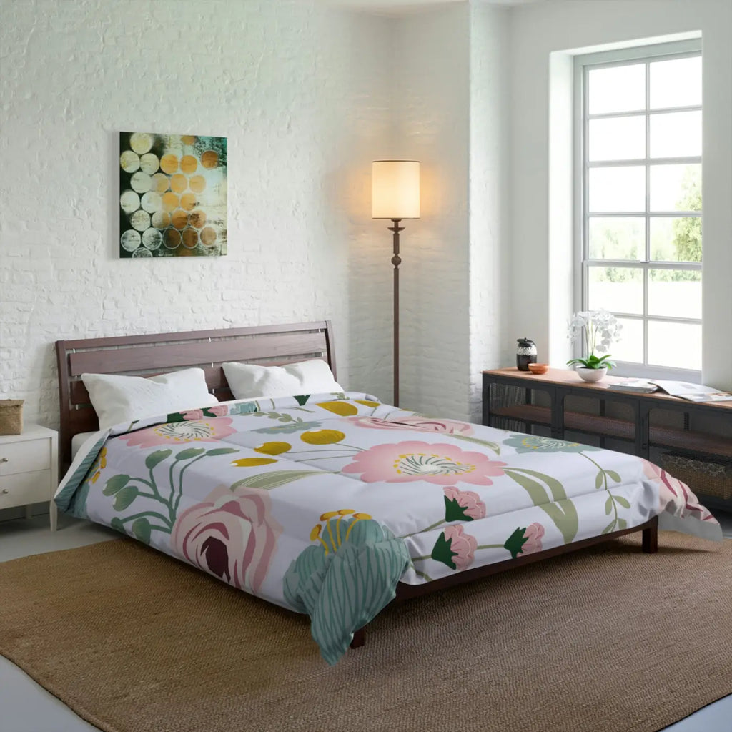Spring Floral Quilt – Eco-friendly Cotton - Dipaliz