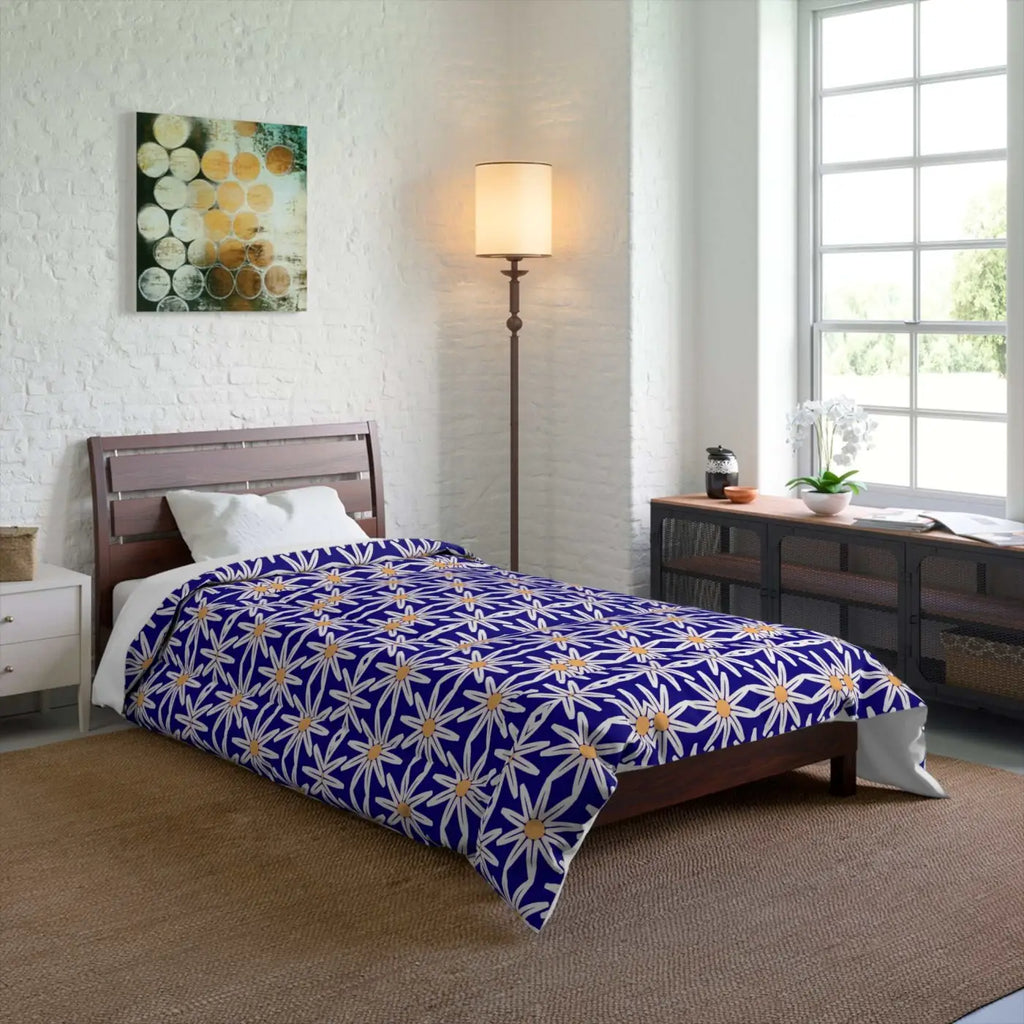 White Flowers Comforter – Eco-friendly Gift - Dipaliz