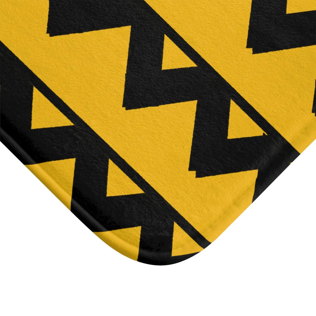 Zigzag Pattern Bath Mat – Eco-friendly Gift - Dipaliz