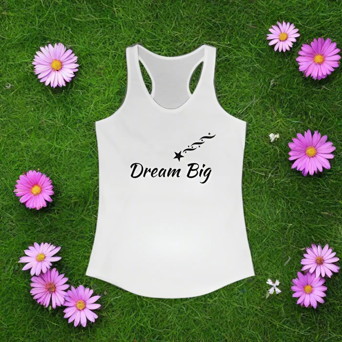Dream Big Racerback Tank – Eco-friendly Top - Dipaliz