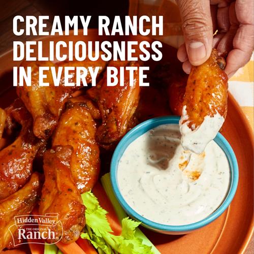 Hidden Valley Original Ranch Organic Salad Dressing & Topping, Gluten Free - 16 Ounce Bottle (Package May Vary)