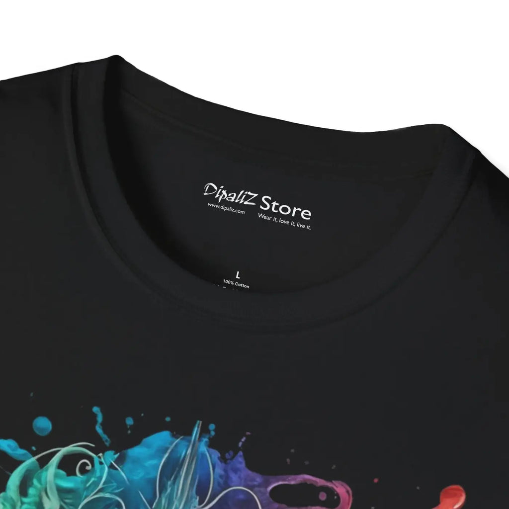 Flame and Fury Dragon Softstyle t Shirt Eco-friendly - Dipaliz