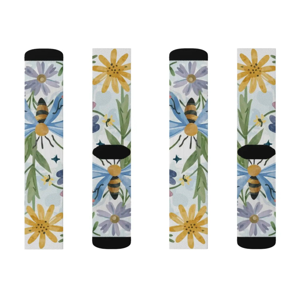Nature Pattern Sublimation Socks – Eco-friendly - Dipaliz