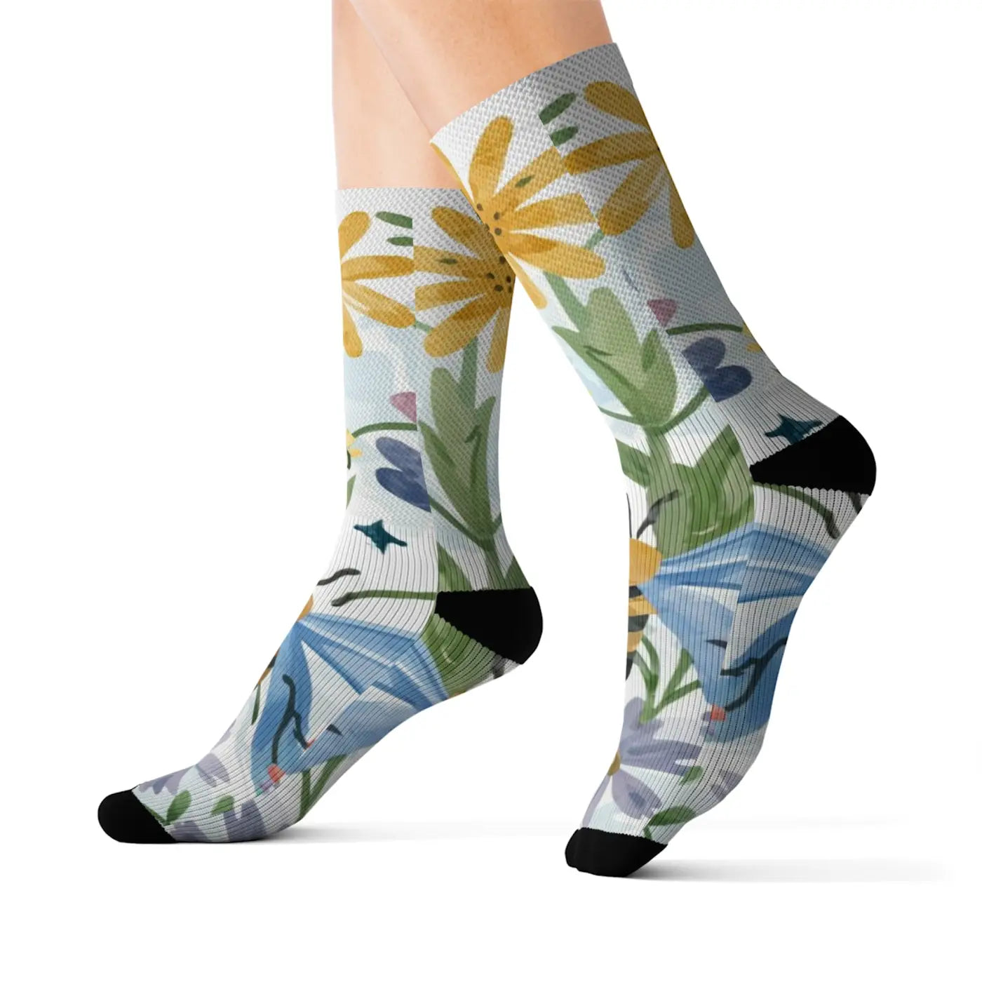 Nature Pattern Sublimation Socks – Eco-friendly - Dipaliz