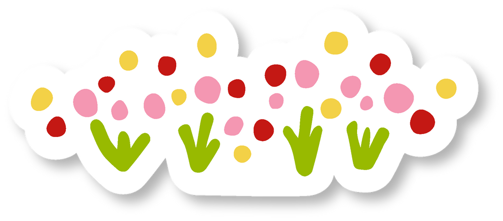 "Green Cities" Assorted Hand-drawn Adorable Individual Stickers - S, M, L (Grow & Bloom / Celebrate Pollinators)