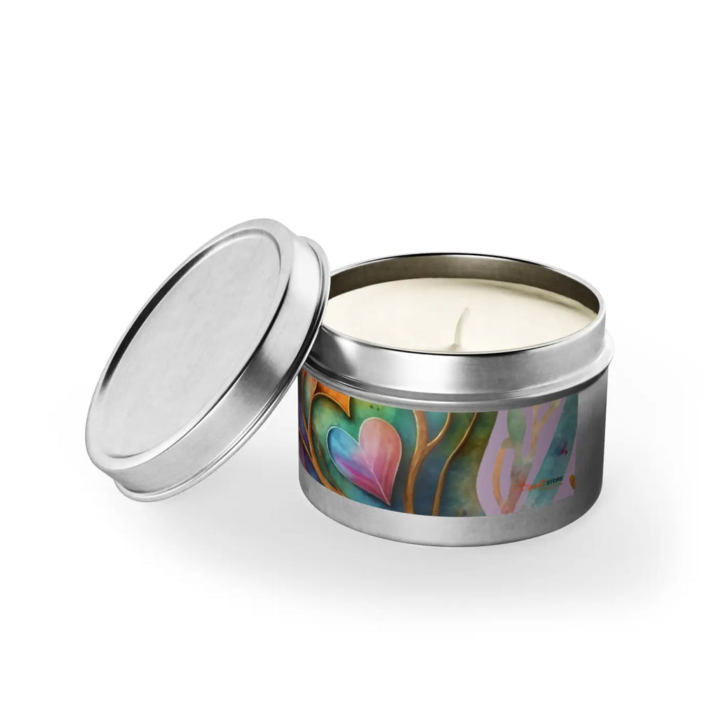 Heart Candle – Eco-friendly Soy Tin - Dipaliz