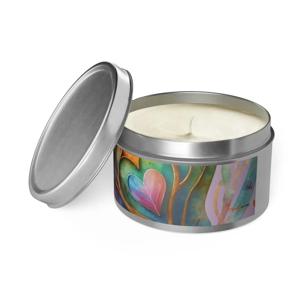 Heart Candle – Eco-friendly Soy Tin - Dipaliz