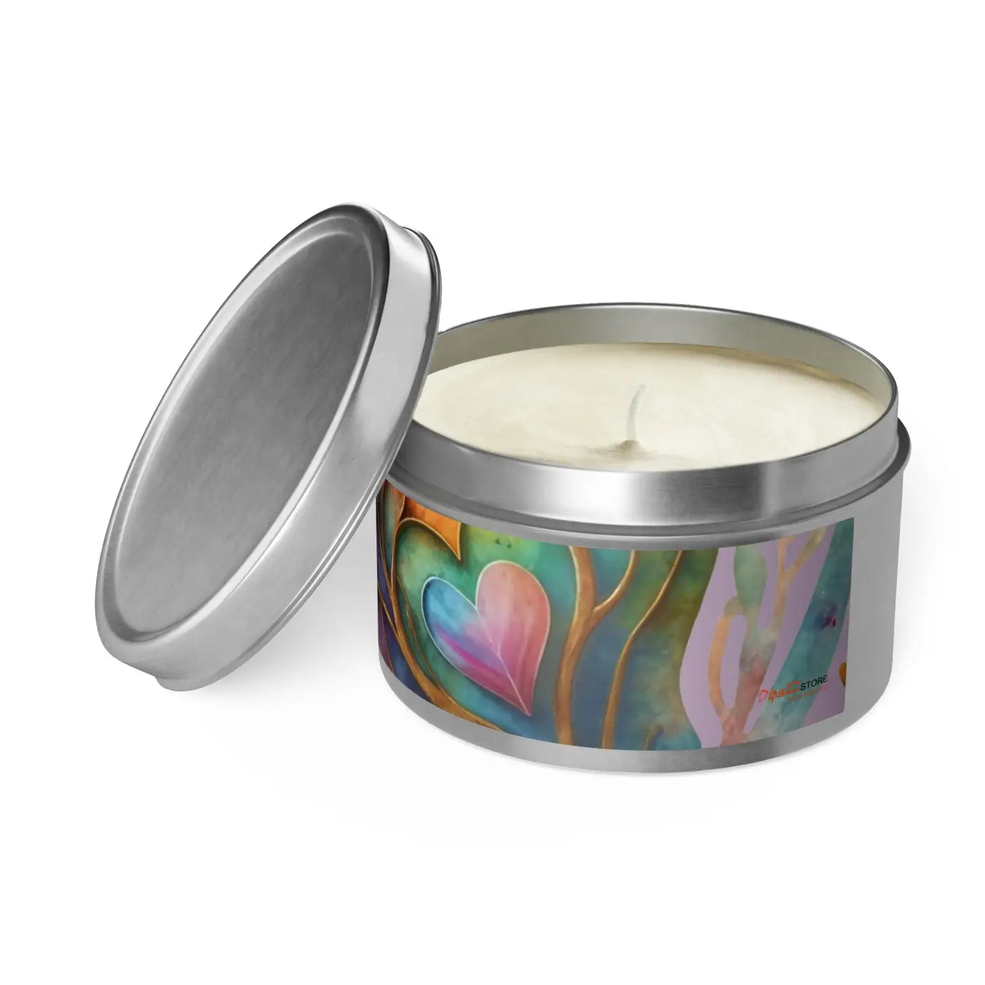 Heart Candle – Eco-friendly Soy Tin - Dipaliz
