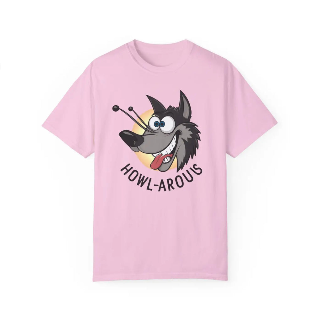 Funny Howlarious Wolf Cotton Tee – Eco-friendly - Dipaliz