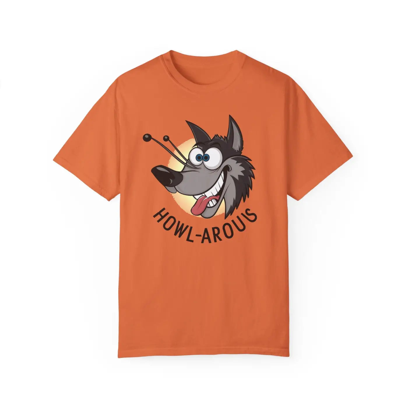 Funny Howlarious Wolf Cotton Tee – Eco-friendly - Dipaliz