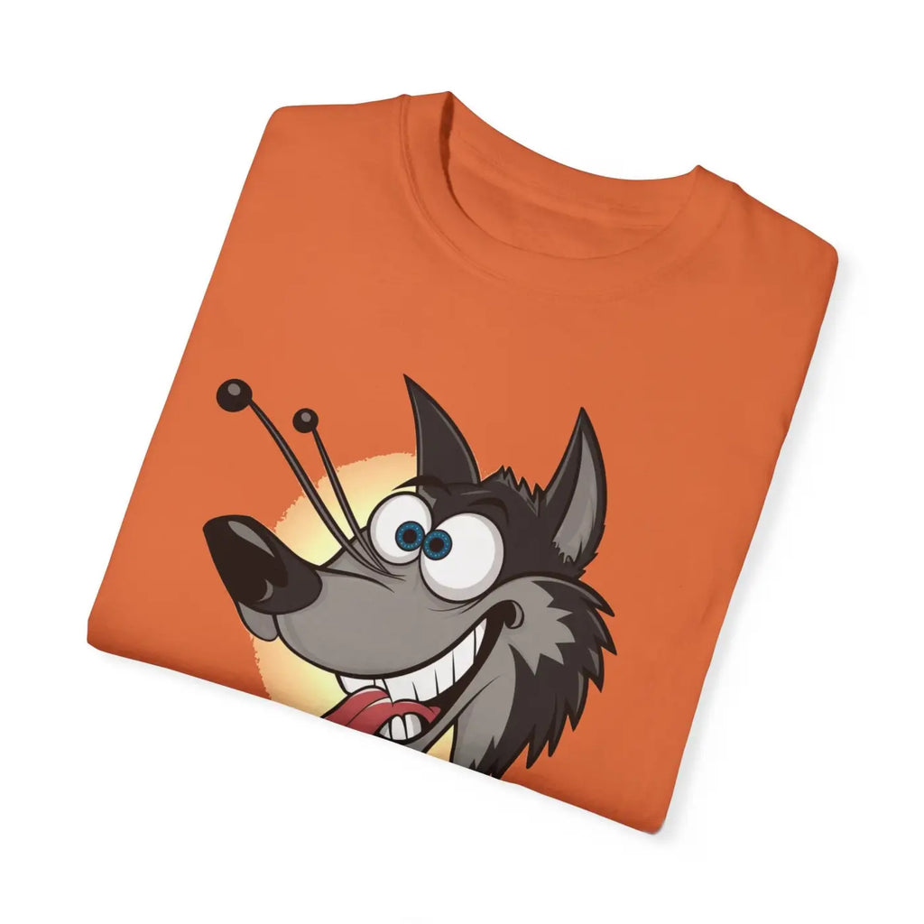 Funny Howlarious Wolf Cotton Tee – Eco-friendly - Dipaliz