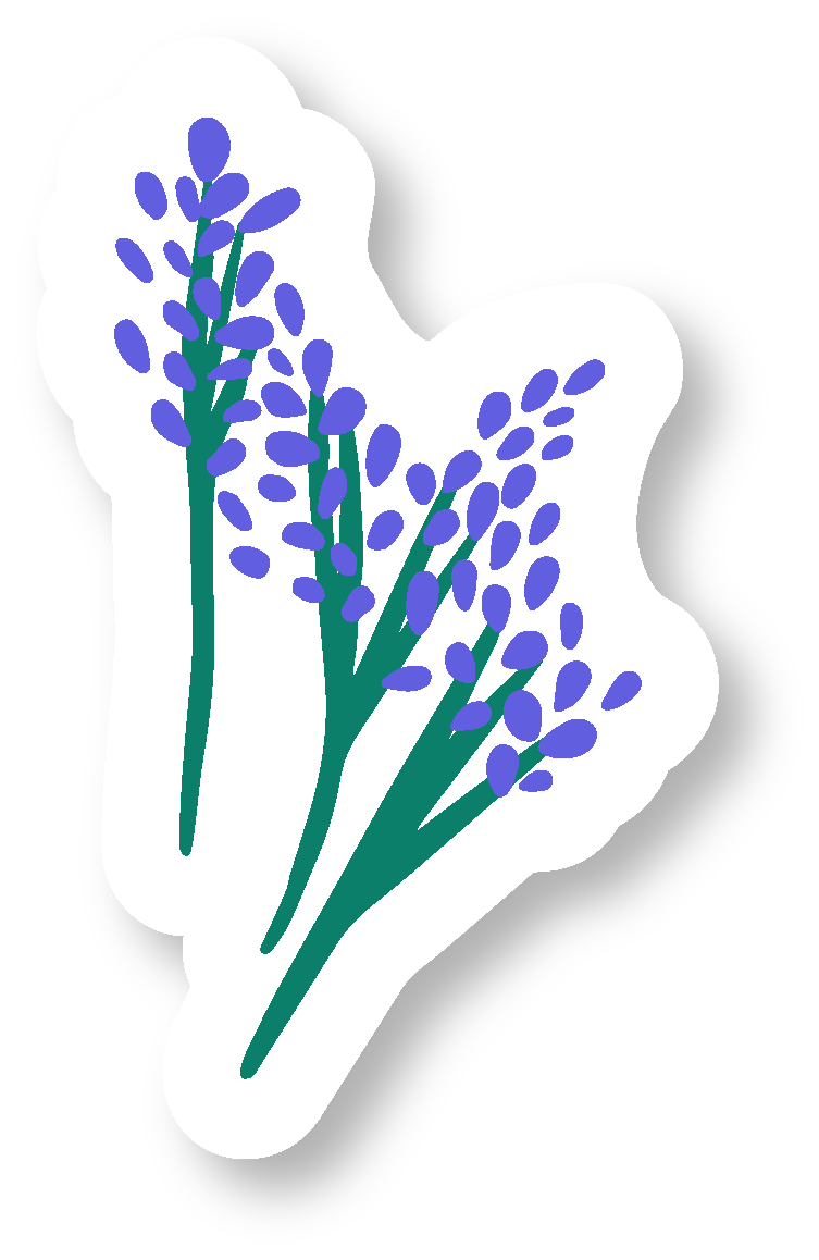 "Grow & Bloom" Assorted Hand-Drawn Adorable Individual Stickers (S, M, L)