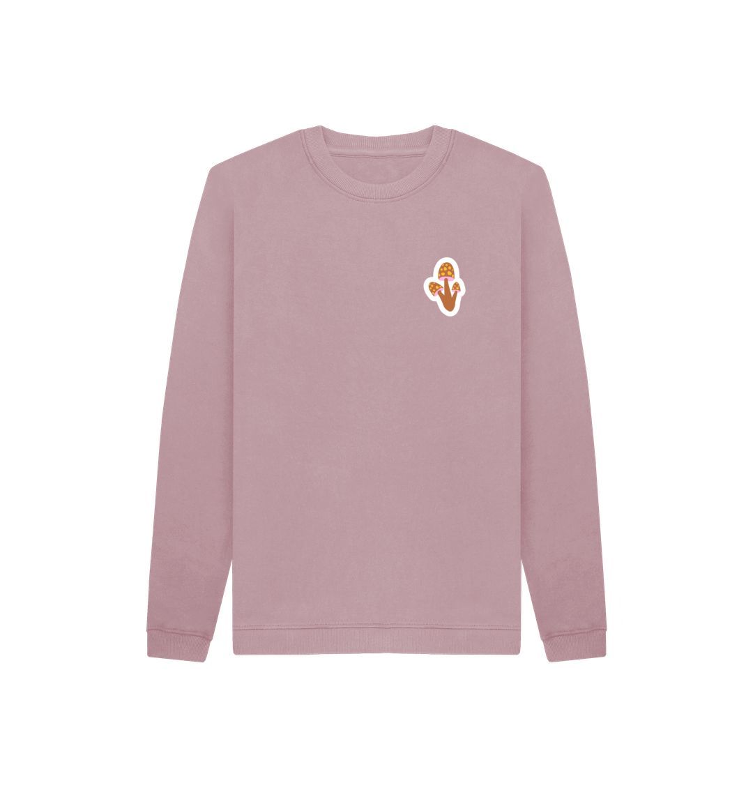 Cozy Mushroom Pullover Sweatshirt (Kids)