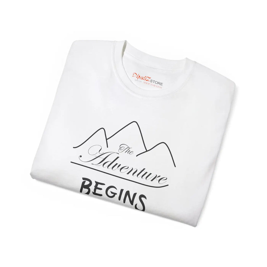 The Adventure Begins T-shirt – Eco-friendly - Dipaliz