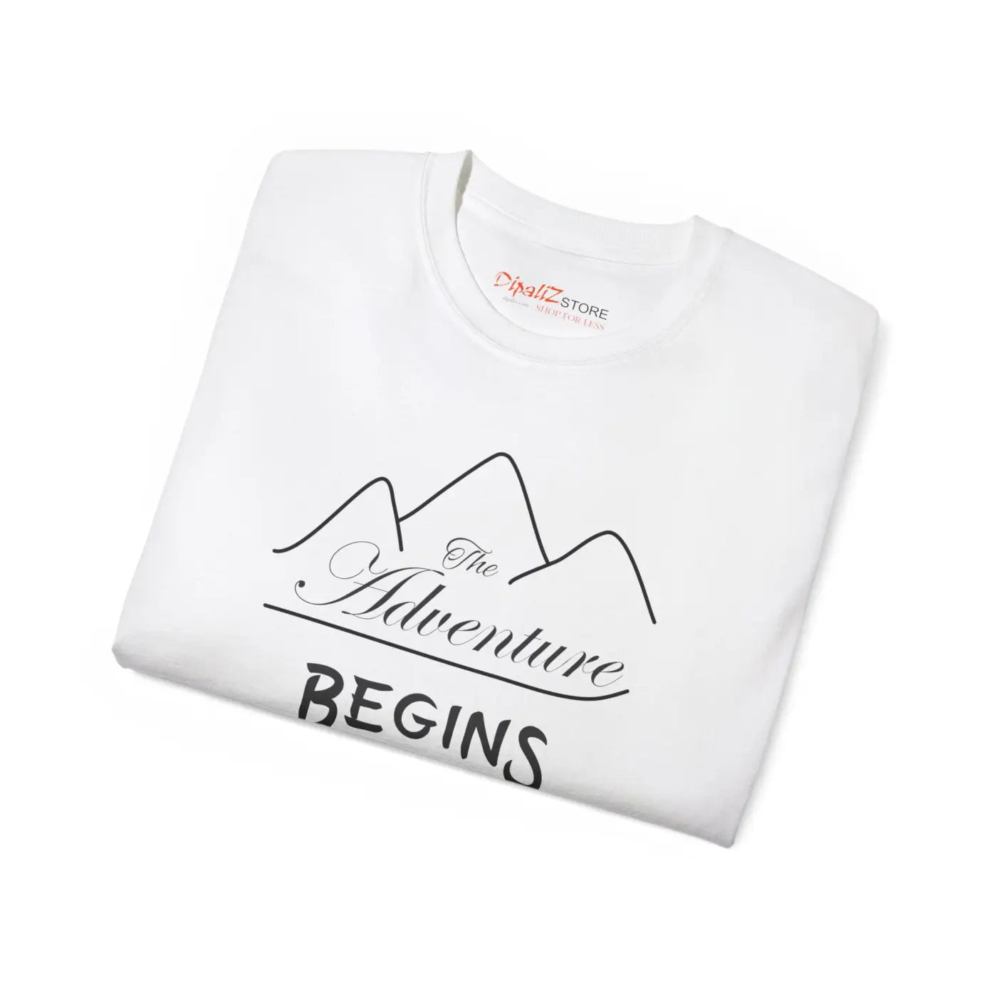 The Adventure Begins T-shirt – Eco-friendly - Dipaliz