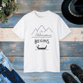 The Adventure Begins T-shirt – Eco-friendly - Dipaliz