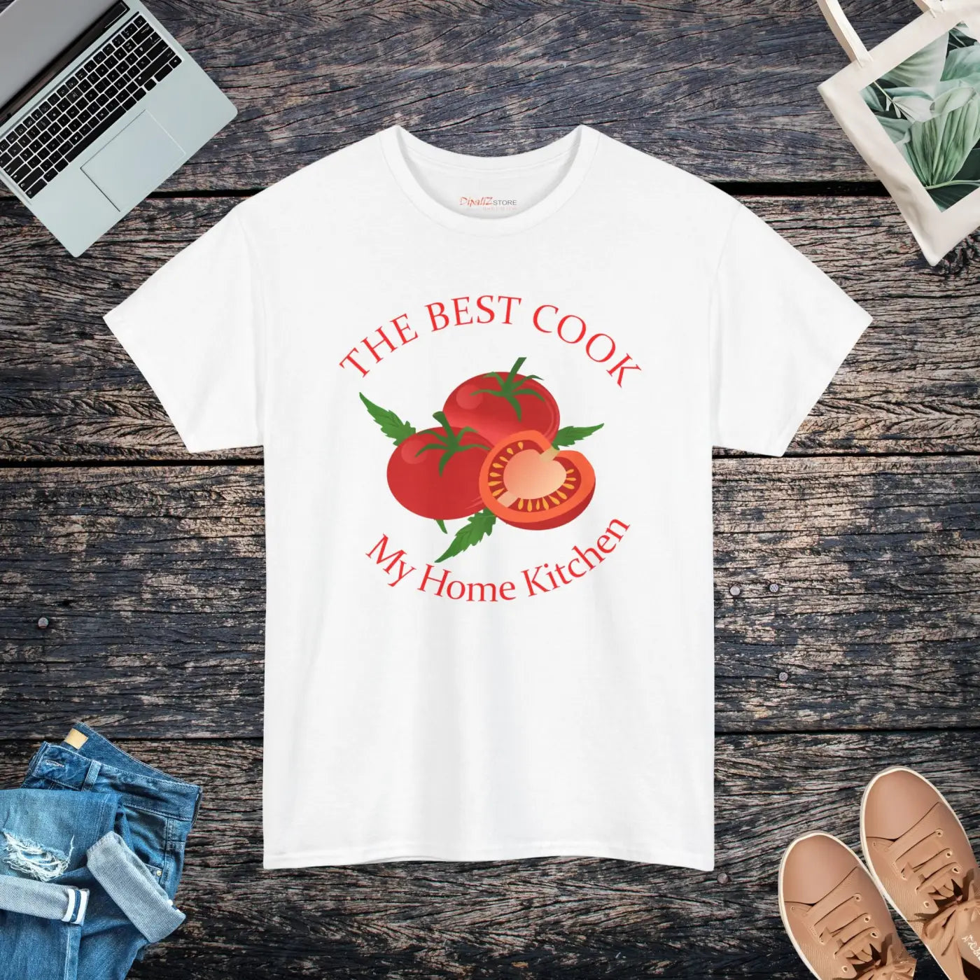 The Best Cook T-shirt – Eco-friendly Cotton - Dipaliz