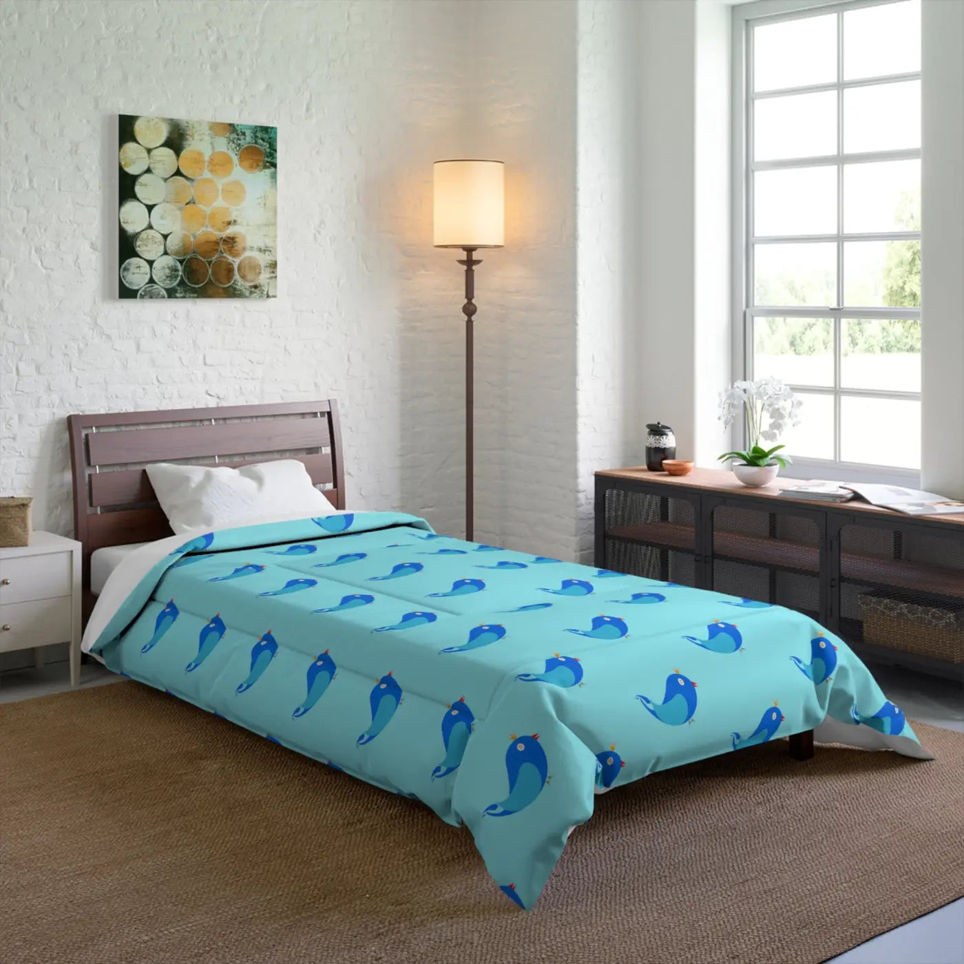 Blue Birds Quilt – Eco-friendly Women’s Clothing - Dipaliz