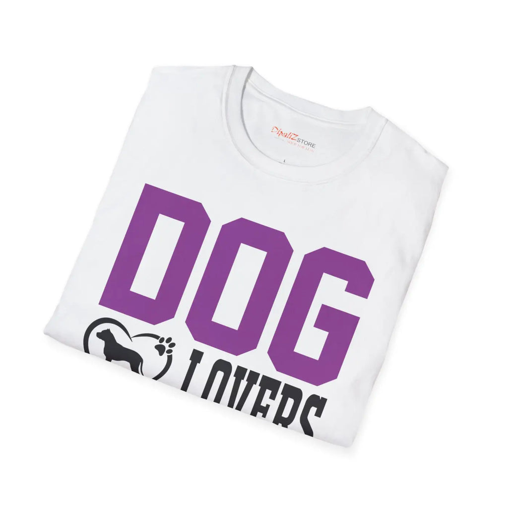 Dog Lovers T-shirt – Eco-friendly Cotton - Dipaliz