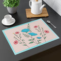Pink Floral Placemats – Eco Friendly Fabric - Dipaliz