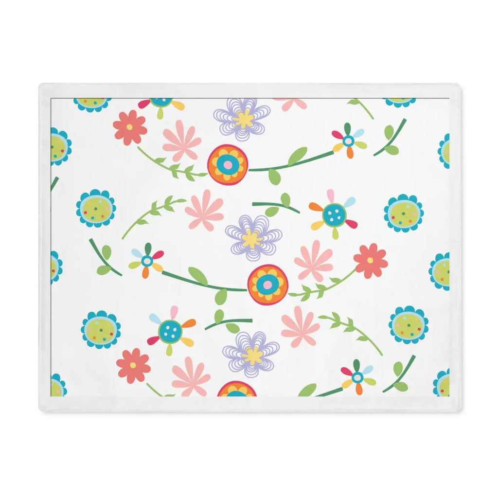Vibrant Flowers Placemat – Eco-friendly Gift - Dipaliz