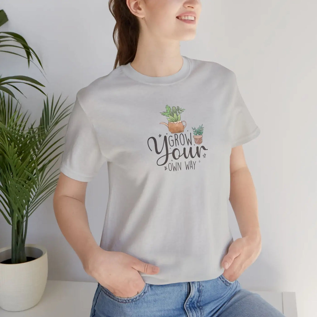 Grow your Own Way T-shirt – Eco-friendly Cotton - Dipaliz