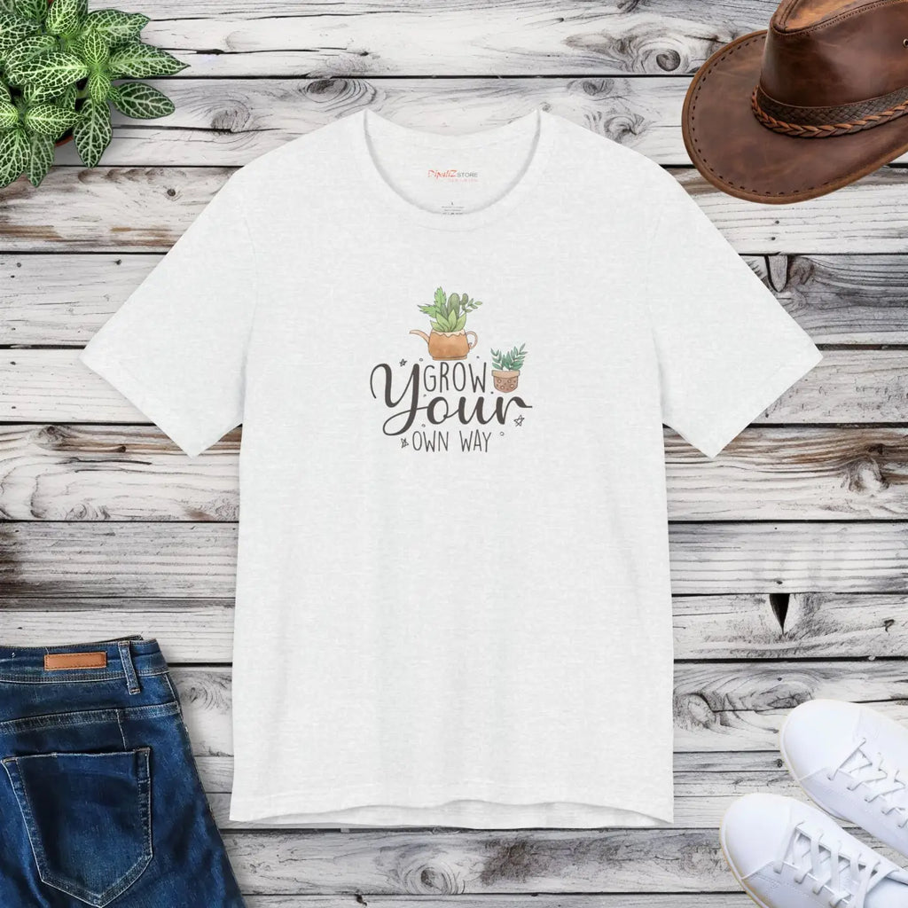 Grow your Own Way T-shirt – Eco-friendly Cotton - Dipaliz
