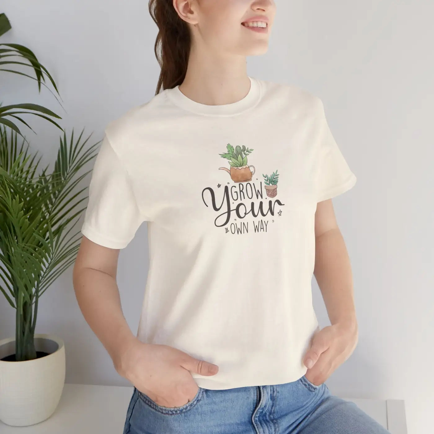 Grow your Own Way T-shirt – Eco-friendly Cotton - Dipaliz